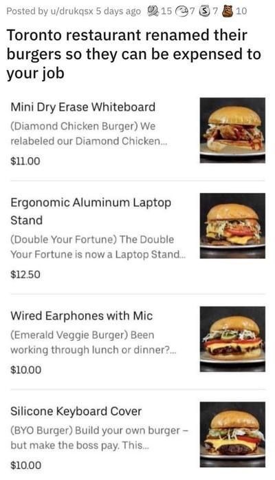 This is brilliant 🔥
... but probably also fraud😅

--------------------

Want to know more about what we do?
linktr.ee/seedily

--------------------

#creativity #menu #restaurant #funny #Seedily