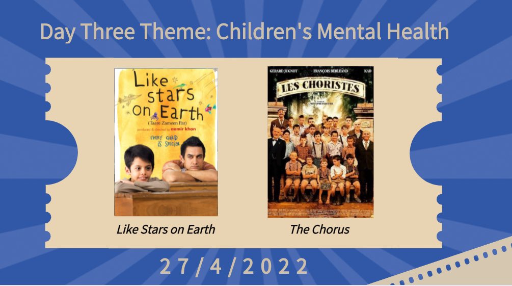 WFFChildRight's tweet photo. #wffcr The theme of today is Children's Mental Health. We've prepared 'Like Stars on Earth' and 'The Chorus' for you to enjoy. Be sure to join us at 10:00 on our website！#Children #childrenrights  https://t.co/s0psQLcpcH https://t.co/f6ZGCMOh3E