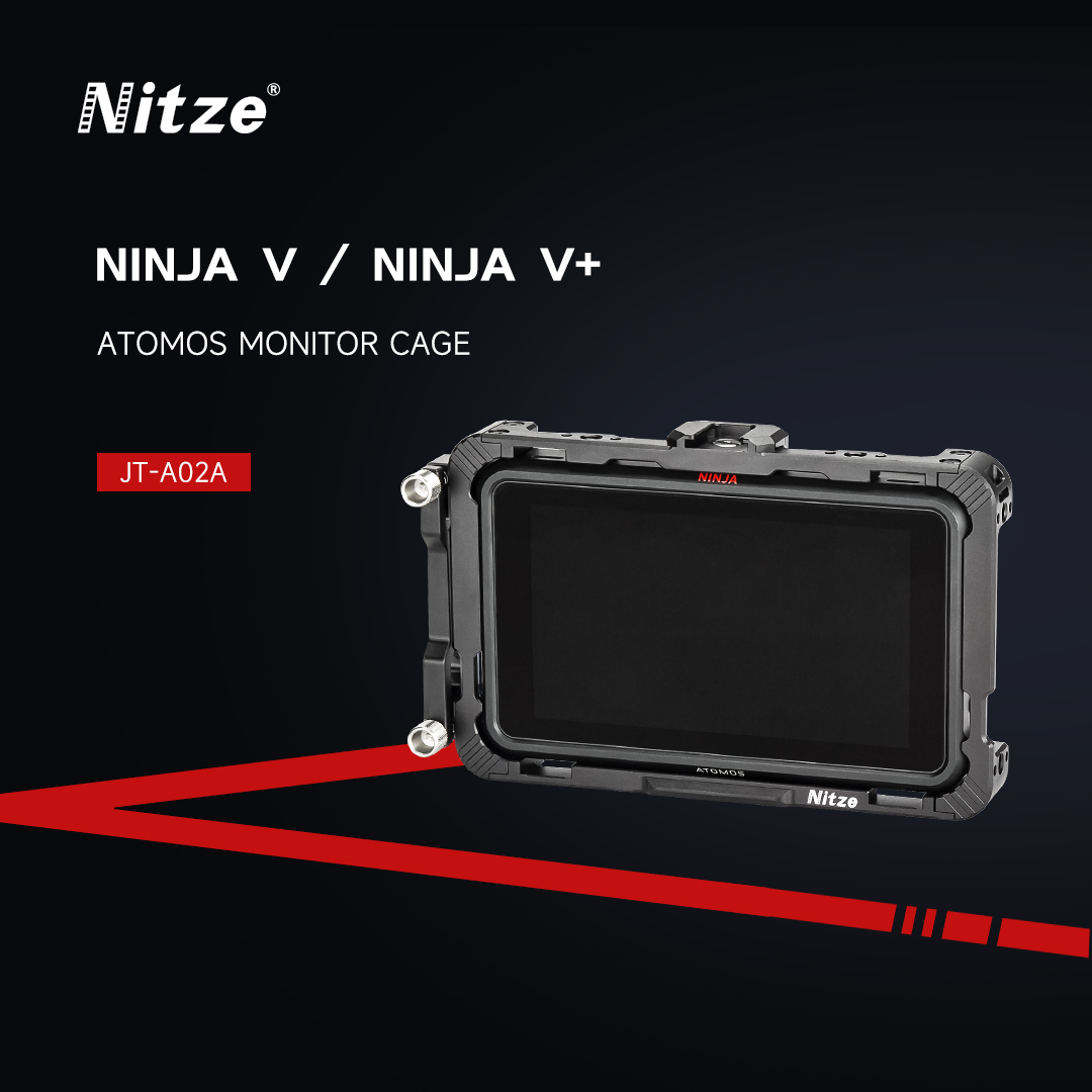 NitzeVideo's tweet photo. New Arrival 
Update version of Atomos Ninja V / Ninja V+
Cage Model : JT-A02A
HDMI Cable Clamp Model No.: PE11
#nitze #nitzemonitorcage #nitzevideography #ninjavcage #atomosmonitor https://t.co/vxv2lVoTI1