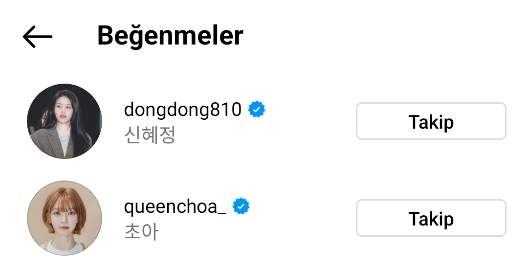 Hyejeong and Choa liked Chanmi's post🥺