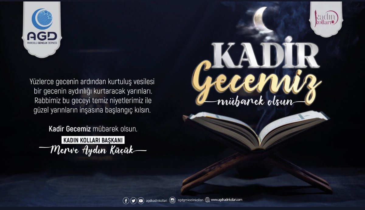 Kadir Gecemiz Mübarek Olsun.