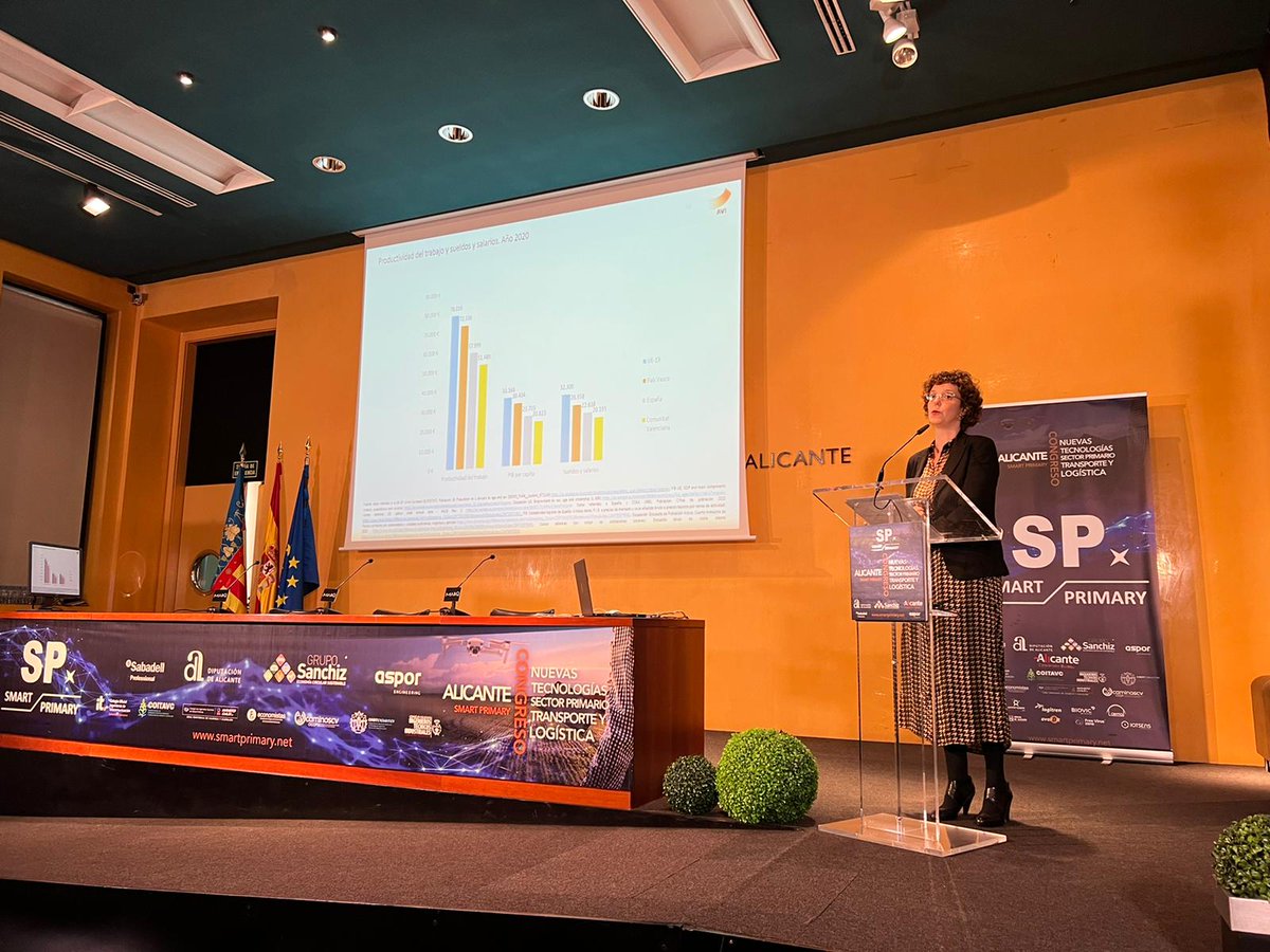 Olivia Estrella, Secretaria General de AVI nos avanza la estrategia de su institución dependiente de GVA en materia de #innovación para la transformación del #sectorprimario de la CV
#SP22 #tecnología #digitalizacion