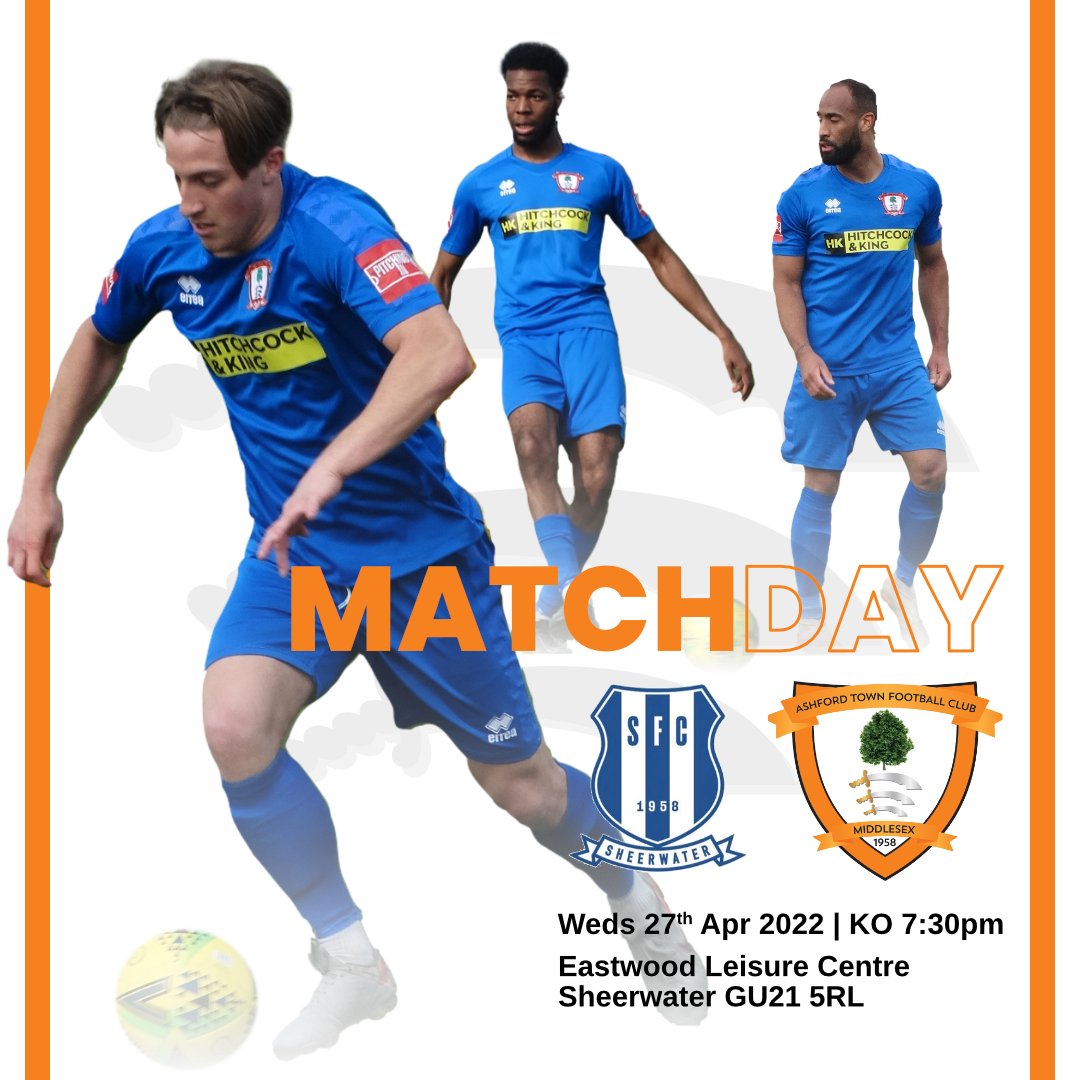 ashfordtownmx's tweet photo. MATCHDAY โฝ
๐ @Sheerwaterfc
๐ Southern Combination Cup
๐ KO 7:30pm
๐ Eastwood Leisure Centre GU21 5RL
๐ซ Adults ยฃ7 / Conc. ยฃ4 / U16 Free
https://t.co/OUkSKsDO4O
#SHWASH #atmx #nonleague https://t.co/4dOeLzwJRH