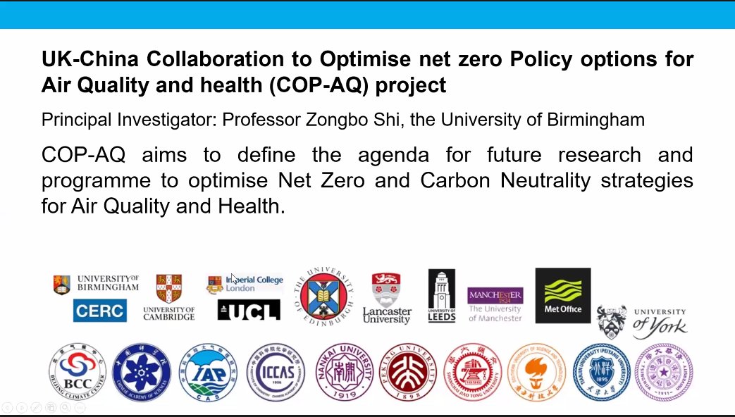 UKRI_China's tweet photo. Today's @UKRI_News @NERCscience workshop with the National Natural Science Foundation of China explored how UK-China collaboration on #AirQuality and health effects of #CarbonNeutrality &amp; #NetZero is transforming🟢a green tomorrow🟢together. https://t.co/vRArxffpPP