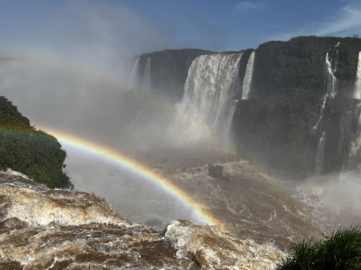 ScottFaisFun's tweet photo. WET AND WONDERFUL: Excited to share the story of Iguacu National Park in Brazil and the beauty of Argentina’s waterfalls during #IAAPASummit. #LoveMyJob https://t.co/0y6BSgoOSz