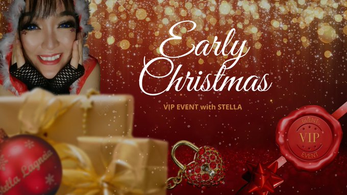 VIP EVENT with STELLA If you really want to meet up and enjoy a fun end-of-year-event, DM me! I am planning