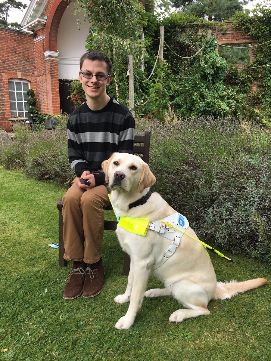 Today is #InternationalGuideDogDay! Me and Blossom will have our 5 year anniversary! I wouldn’t be without this amazing creature!! 😀 I’ve been able to live a more active life because of her. My confidence has gone up ten fold! Can’t thank Blossom & @guidedogs enough! 🙂🦮