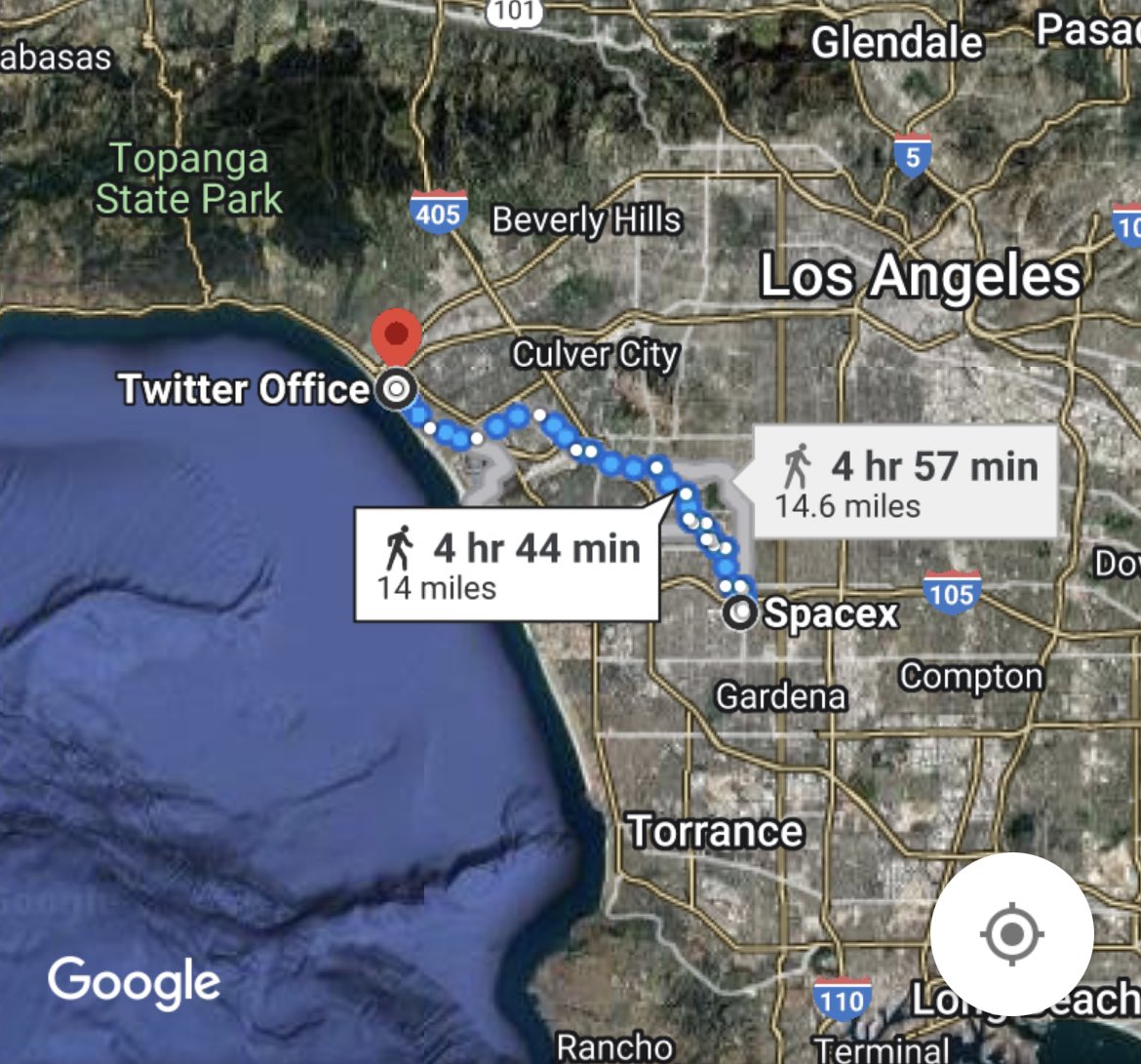 GGalileoM's tweet photo. It seems @elonmusk bought Twitter for $44 billion. Let’s visualize them as 44 billion pieces of 1$ next to each other. They cover a distance of ~ 2800 miles. https://t.co/7RmqcQwkr4