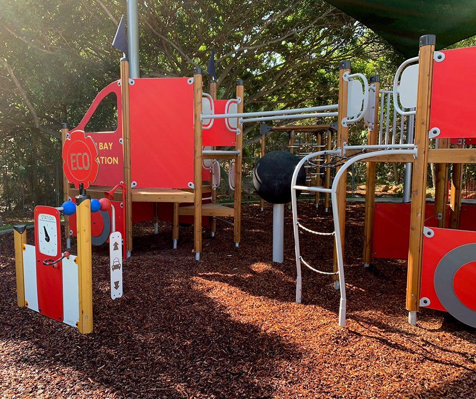 Throwback to this fantastic fire truck-themed multi-play unit in Byron Bay, Australia. This awesome custom UniPlay unit offers so many fun games and imaginative play.

What would be your dream playground theme?  

#PlaygroundsAroundTheWorld #ThemedPlayground #CustomPlayground