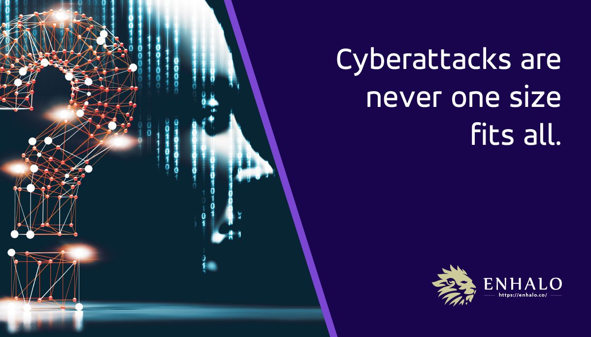 EnhaloCyber's tweet image. Cyberattacks are never one size fits all. #customsolution #flexiblesolution without the gaps. #enhalocyber eu1.hubs.ly/y0Jk4H0