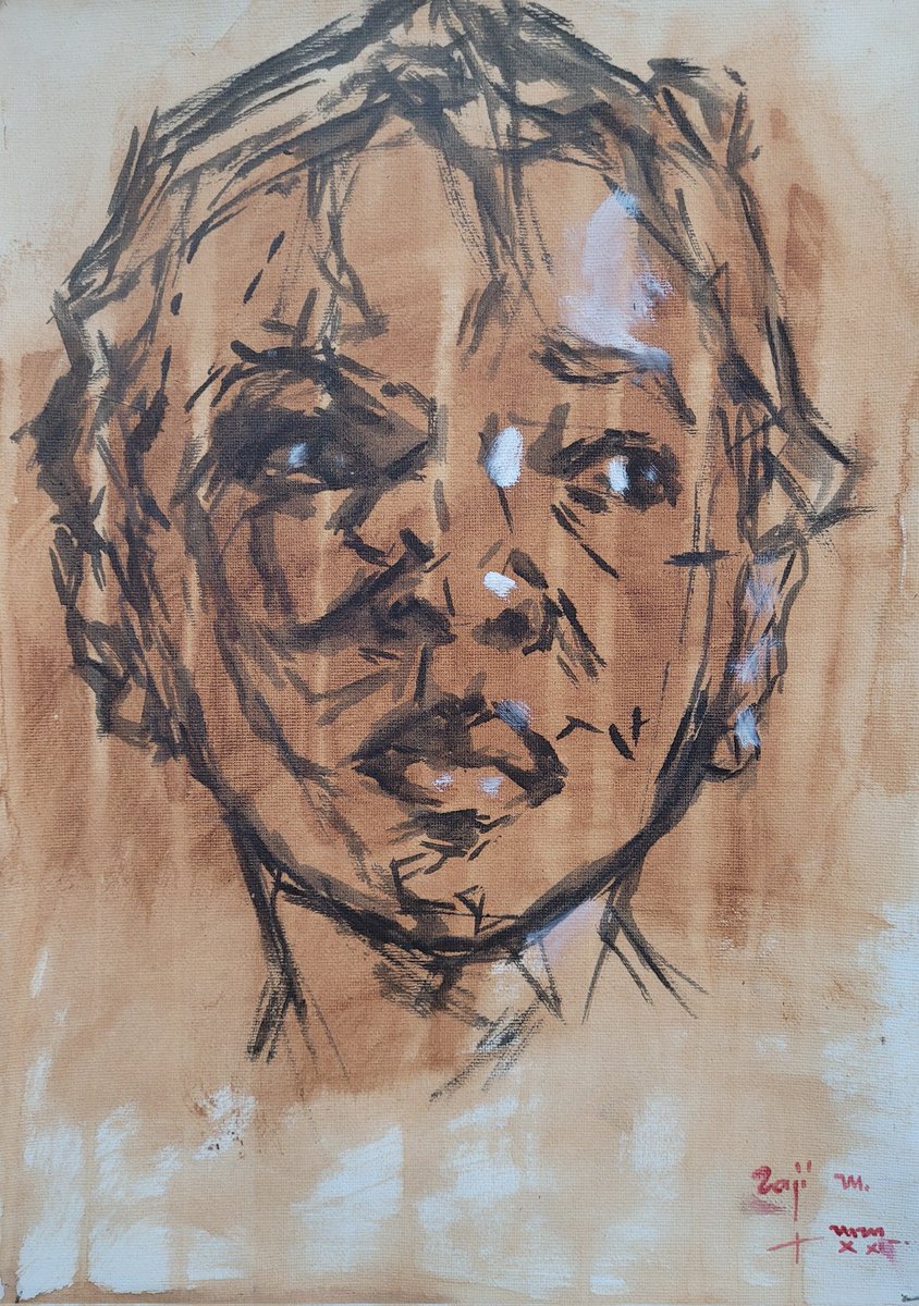 rajibabatunde29's tweet photo. From abandoned sketch in 2020 to this in 2022.

#blueseason
#gaze
#allaprima 
#wetonwet
#lagosbasedartist
#wearenigeriancreatives 

#rajimohammedbabatunde 
#space297 https://t.co/PiwVMWPY7G