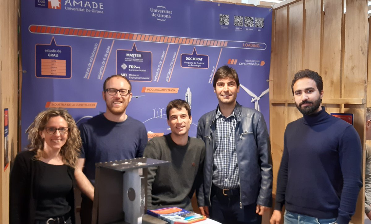 We are glad to participate in the <a href="/ForumEPS/">Fòrum Industrial EPS</a>! If you are a student, come to visit our stand to know about our projects and opportunities of collaboration at <a href="/amade_udg/">AMADE - UdG</a>! More info at: forum.udg.edu/empresa/amade_…
<a href="/RectorUdG/">Rector UdG</a> <a href="/PatronatEPS/">Patronat Politècnica</a> <a href="/UdGPolitecnica/">Escola Politècnica Superior #50EPS</a> <a href="/campuscomposits/">Campus Compòsits UdG</a> <a href="/gentudg/">Gent UdG</a>