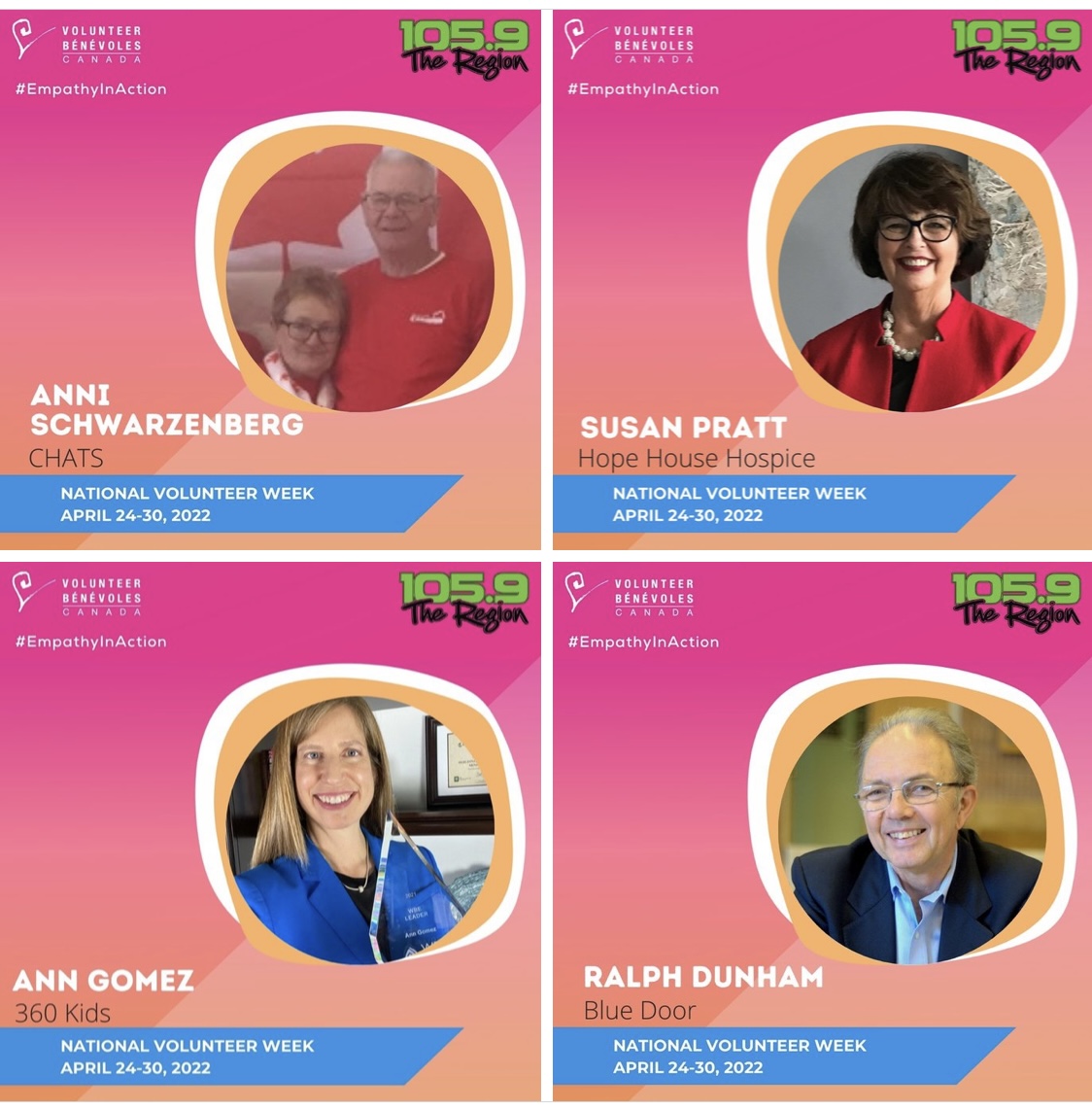 Good Wednesday morning York Region! It is COLD today. It is 0 right now, heading up to a High of only 3. We can expect a mainly Sunny High of 9 tomorrow. And #VolunteerWeek continues. Get more info at 105theregion.com