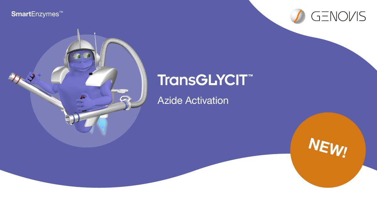 We’re excited to announce that we are expanding the TransGLYCIT product portfolio with a new tool for site-specific azide activation of human IgG!

genovis.com/products/trans… 

#genovis #smartenzymes #transglycit #launch