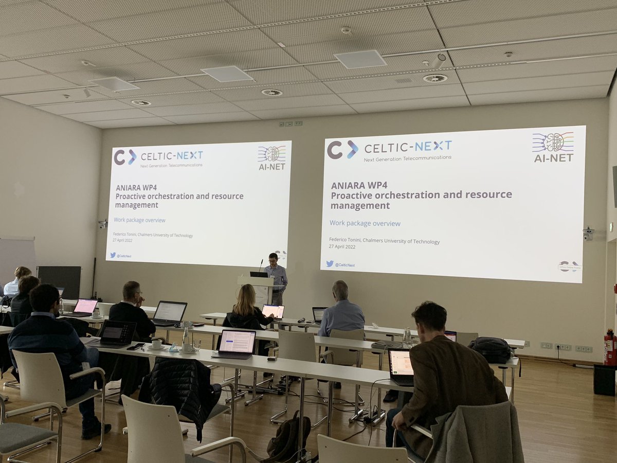 Optical Networks Unit (@chalmersopnet) on Twitter photo Time for the MTR review of the <a href="/ai_net_aniara/">AI-NET ANIARA</a> project. <a href="/Fedetnn/">Federico Tonini</a> from <a href="/ChalmersOpNet/">Optical Networks Unit</a> presents the main highlights on proactive infrastructure and service orchestration <a href="/CelticNext/">CelticNext</a> <a href="/CELTIC_AI_NET/">AI-NET</a> <a href="/ChalmersICT/">Chalmers ICT</a> <a href="/chalmersuniv/">Chalmers University of Technology</a> Time for the MTR review of the <a href="/ai_net_aniara/">AI-NET ANIARA</a> project. <a href="/Fedetnn/">Federico Tonini</a> from <a href="/ChalmersOpNet/">Optical Networks Unit</a> presents the main highlights on proactive infrastructure and service orchestration <a href="/CelticNext/">CelticNext</a> <a href="/CELTIC_AI_NET/">AI-NET</a> <a href="/ChalmersICT/">Chalmers ICT</a> <a href="/chalmersuniv/">Chalmers University of Technology</a>