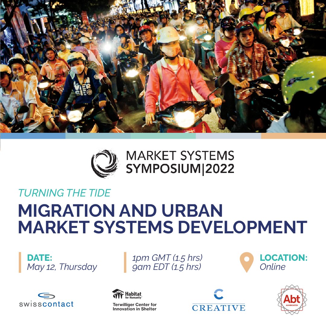 Join the session with <a href="/CeciliaRiver02/">Cecilia Rivera</a>, Country Director Swisscontact Peru and expert panelist on Migration and Urban #MarketSystemsDevelopment, to learn about our experiences promoting better housing conditions in the progressive construction ecosystem.
vikarainstitute.org/symposium-2022