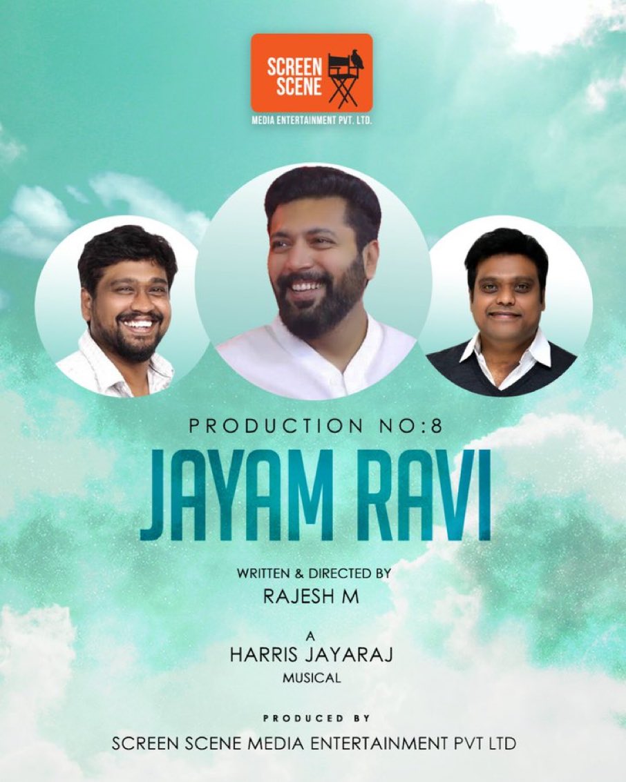 sridevisreedhar's tweet image. The fav actor of families @actor_jayamravi is all set for an out &amp;amp; out comedy entertainer with director #MRajesh. @priyankaamohan is playing heroine, music by @Jharrisjayaraj @Screensceneoffl