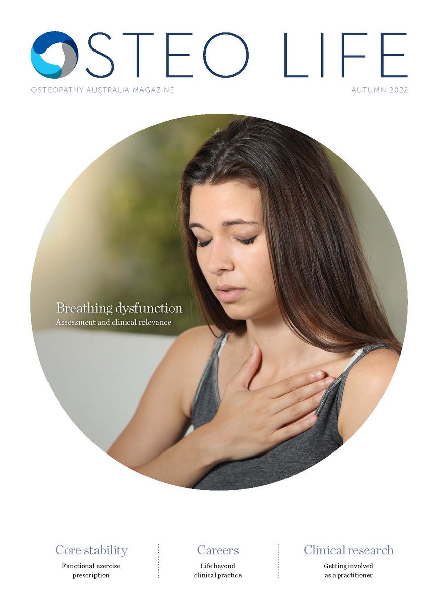 OsteoAust's tweet image. Autumn 2022 Osteo Life OUT NOW! In your postbox or online at bit.ly/36OtEoi With great articles by @rosalbacourtney @NickEfthimiou @Kathy_Refshauge and more! #osteopathy #cpd #education #learning #development