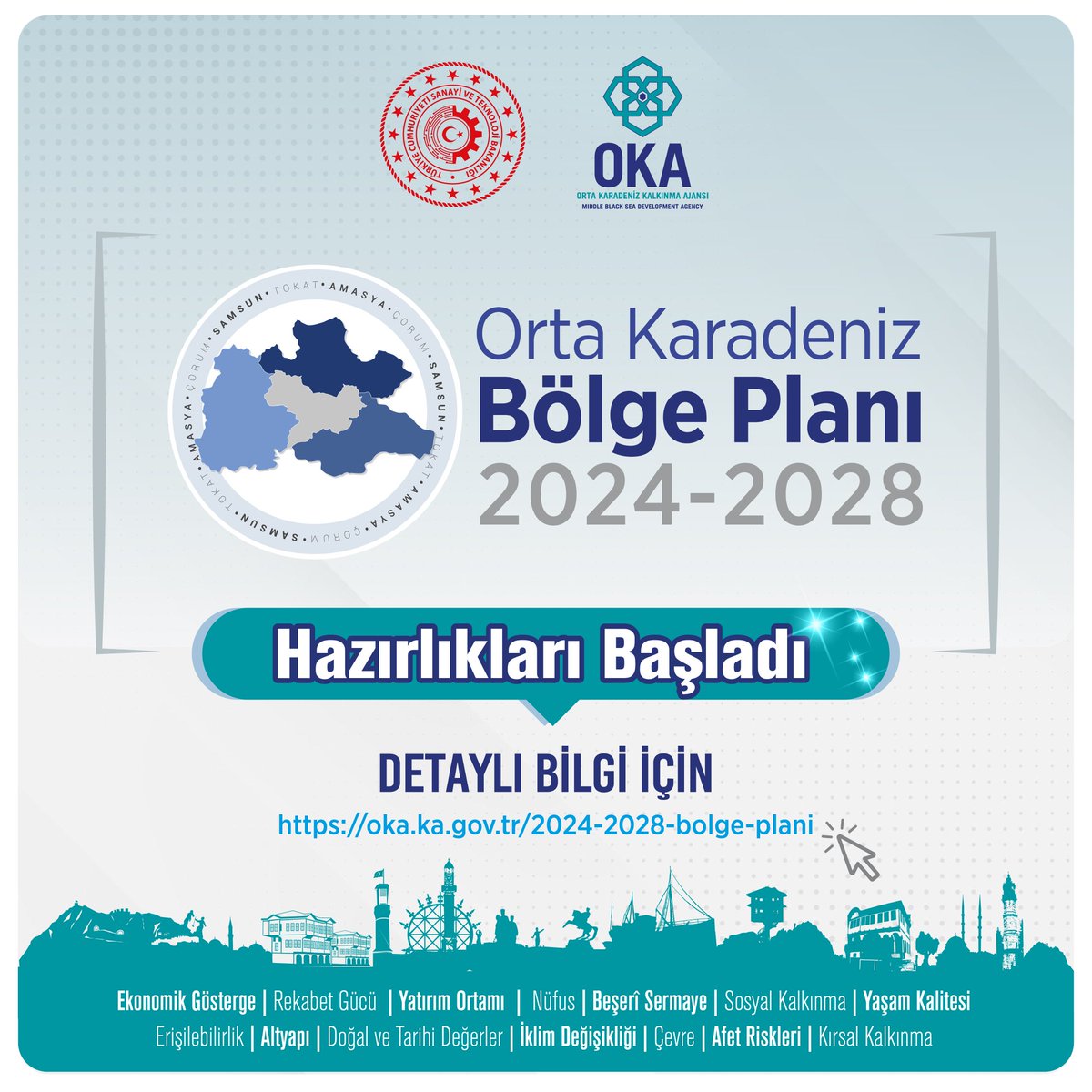 📢ORTA KARADENİZ BÖLGE PLANI (2024-2028) HAZIRLIKLARI BAŞLADI

Ajansımız, 2024-2028 dönemini kapsayacak "Orta Karadeniz Bölge Planı" hazırlık çalışmalarına başladı.

Hazırlanan Dış Paydaş Anketi’ne katılarak çalışmalara katkı verebilirsiniz. 

Anket👉 oka.ka.gov.tr/2024-2028-bolg…