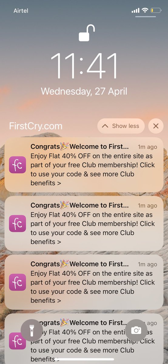 This is what happens when you forget to apply distinct user condition on a complex query.

<a href="/firstcryindia/">Firstcry</a> 😅