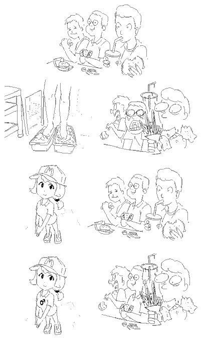 Old comic about Foot Lettuce 