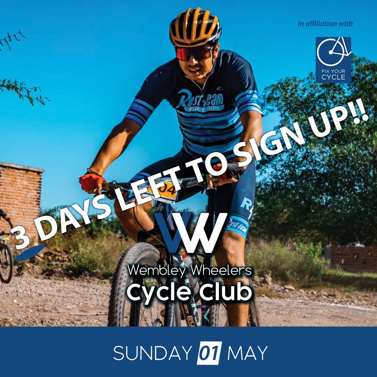 FixYourCycle's tweet photo. Sign up to our cycling club taking place from our #wembleypark hub this Sunday https://t.co/sssSxA6gVJ 
#fixyourcycle #bike #maintenance #london #ebike #ebikes #cycling #cycle #bicycle #bikeshop #repairs #londoncycling #ride #safety #fix #cycle #cyclelife #rider #cyclinclub https://t.co/BvqE4fWYdu