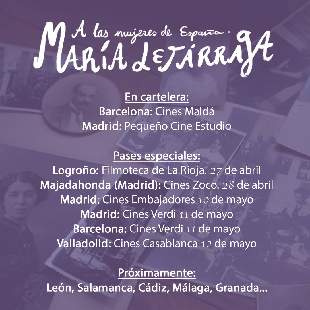 Ya en cines! Por aquí andaremos presentando 🤠