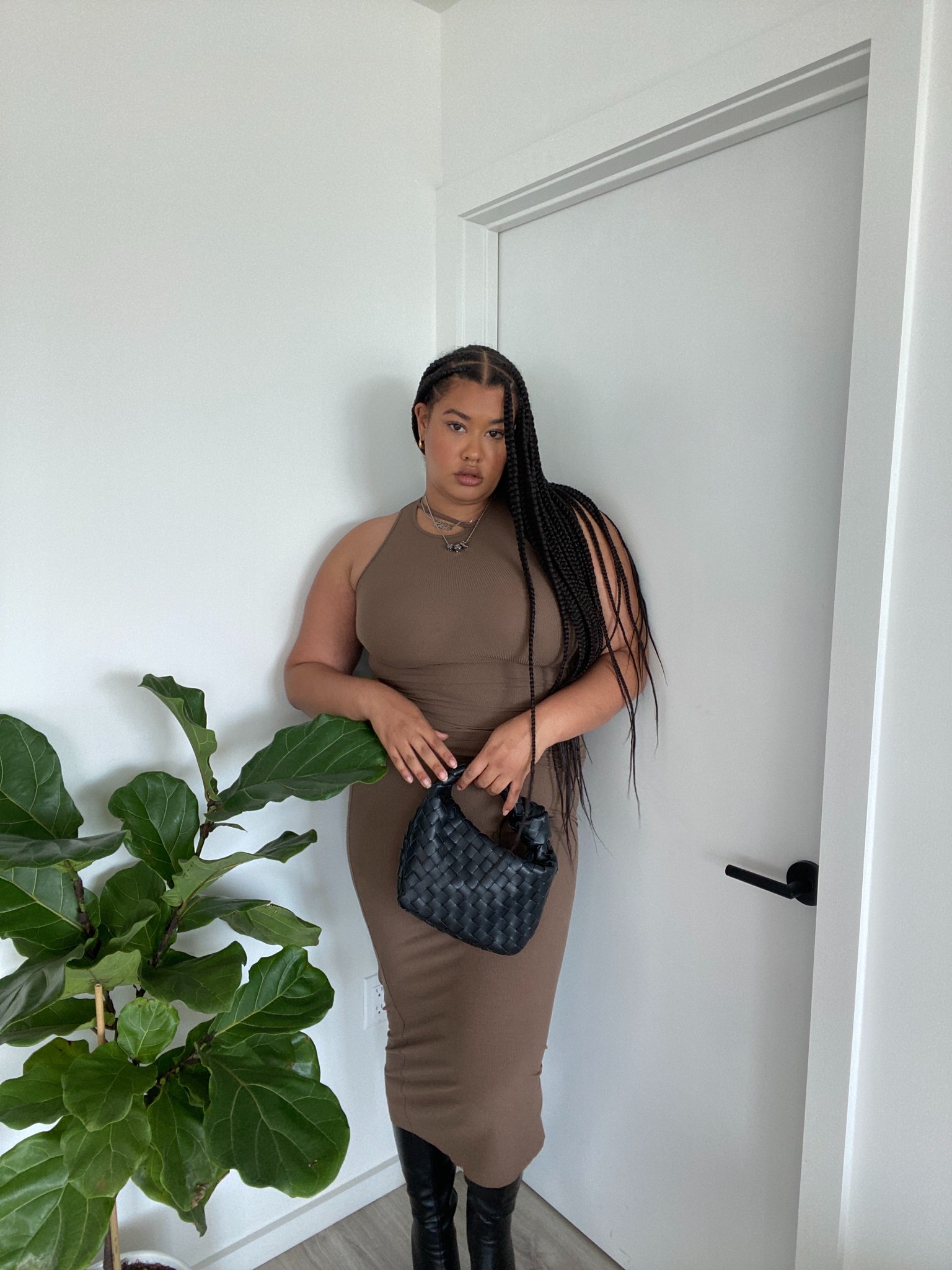 SKIMS on X: Alexa Jay stuns in the new Soft Lounge Cut Out Dress in Oxide,  available now in sizes XXS-4X:    / X