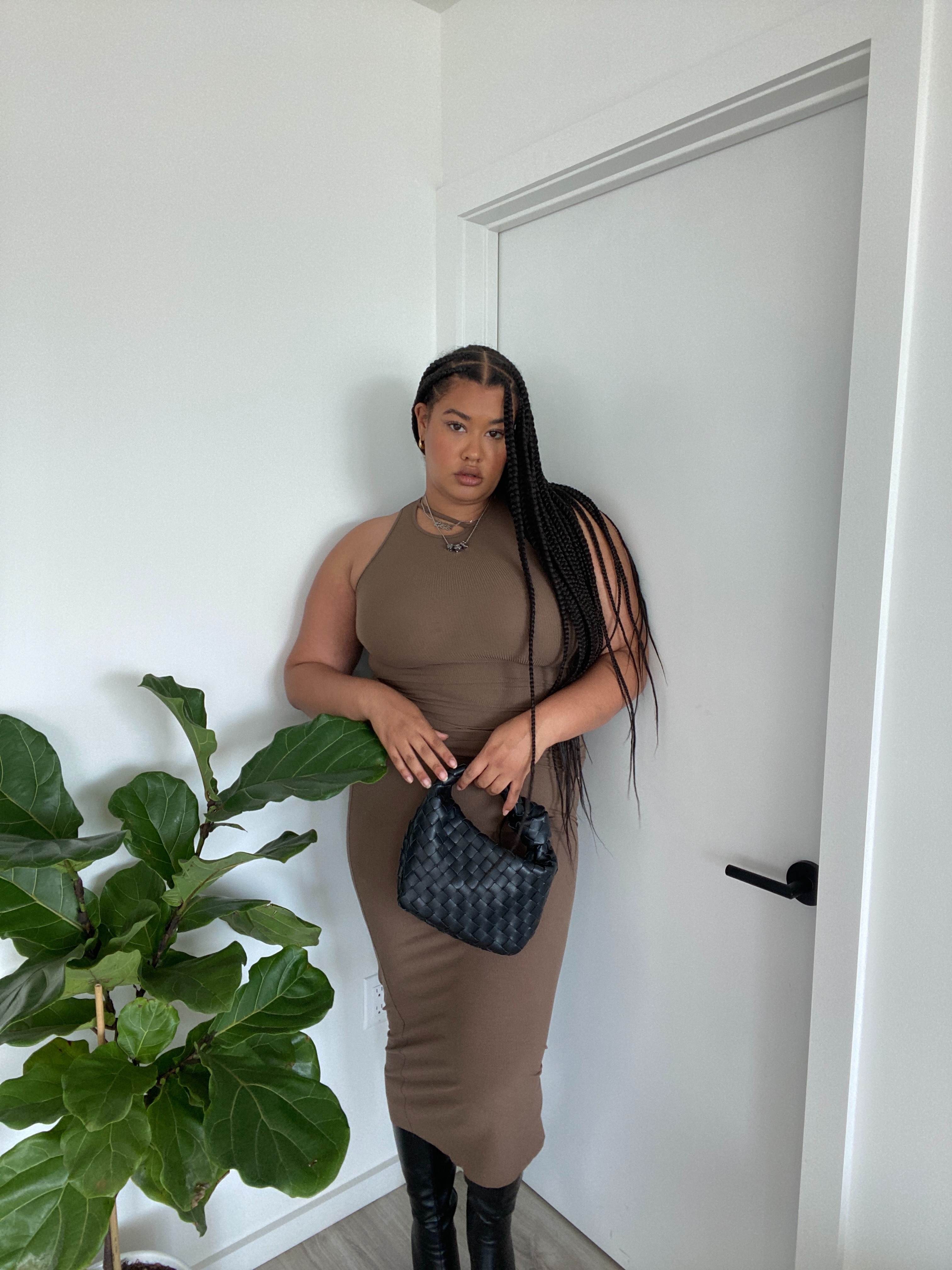 SKIMS on X: Alexa Jay stuns in the new Soft Lounge Cut Out Dress