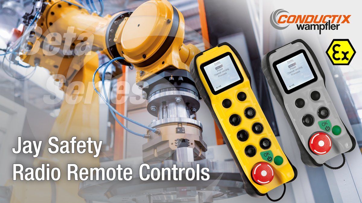 CxW_Global's tweet photo. Do you require a high level of safety to protect people? Is your application specialized? Is your process is complex? Do you prefer straight pushbutton operation? Then our Jay Beta Series Safety #RadioRemoteControls is the premier choice: https://t.co/z6CII63h7T https://t.co/90rb9S7MqQ