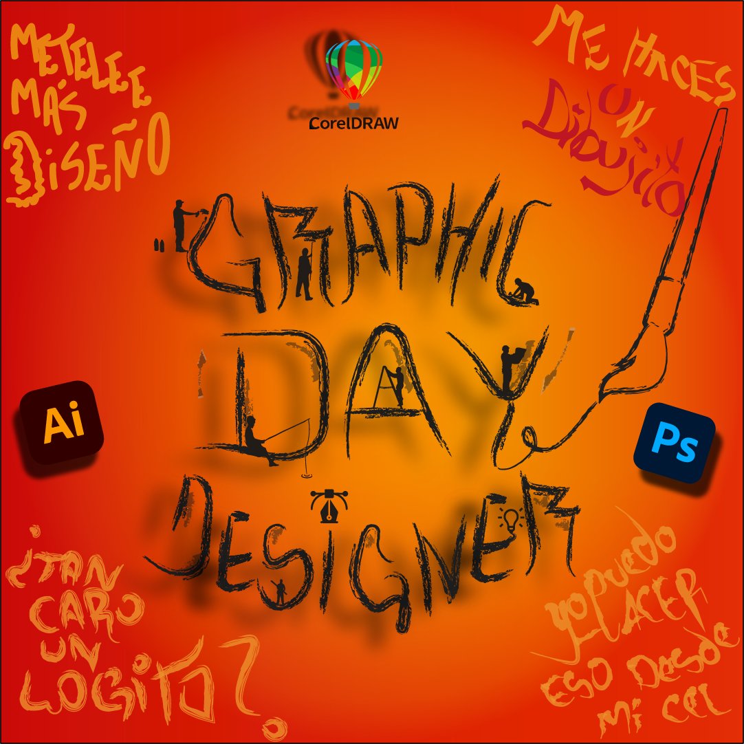 Feliz día colegas
#Diseñadorgráfico #designers #DesignerGraphic