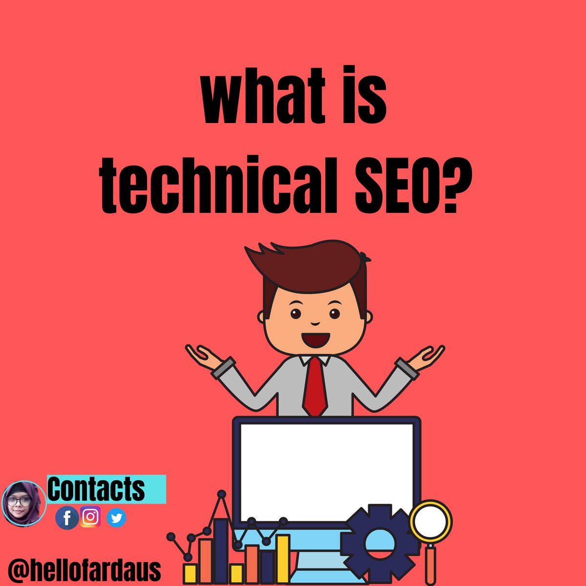 hellofardaus's tweet photo. What is Technical SEO?

--Technical SEO is the process of ensuring that a website meets the technical requirements of modern search engines with the goal of improved organic rankings.

 #SEO #onpageseo #jannatulfardausisma #offpageseo #backlink #seoservices #hellofardaus https://t.co/2pnv107hGk