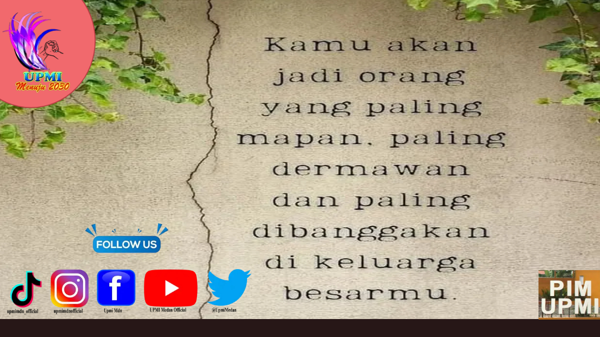 MedanUpmi's tweet photo. Tidak mesti harus jadi orang sukses sobatku, seenggaknya kamu jadi orang berhasil...!!!! https://t.co/Lrs1MXX4dL