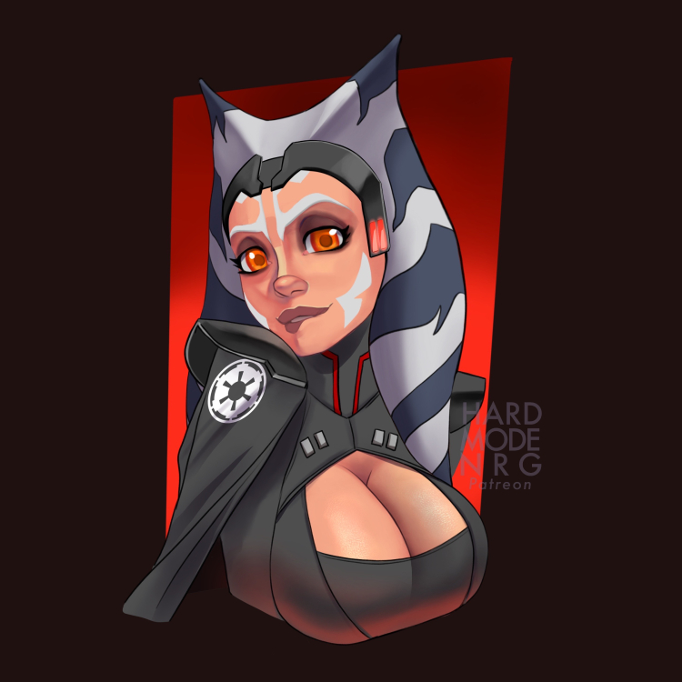 HardmodeN's tweet photo. Inquisitor Ahsoka will put the squeeze on you😤 One of many fun costume alts from a pic pack that I just released on that other place! It started with a simple bust commission and blew up into 8 costumes and 24 jpegs 👀
#hardmodensfw #rule34 #sith #dommymommy https://t.co/vd3XvJ5Igu