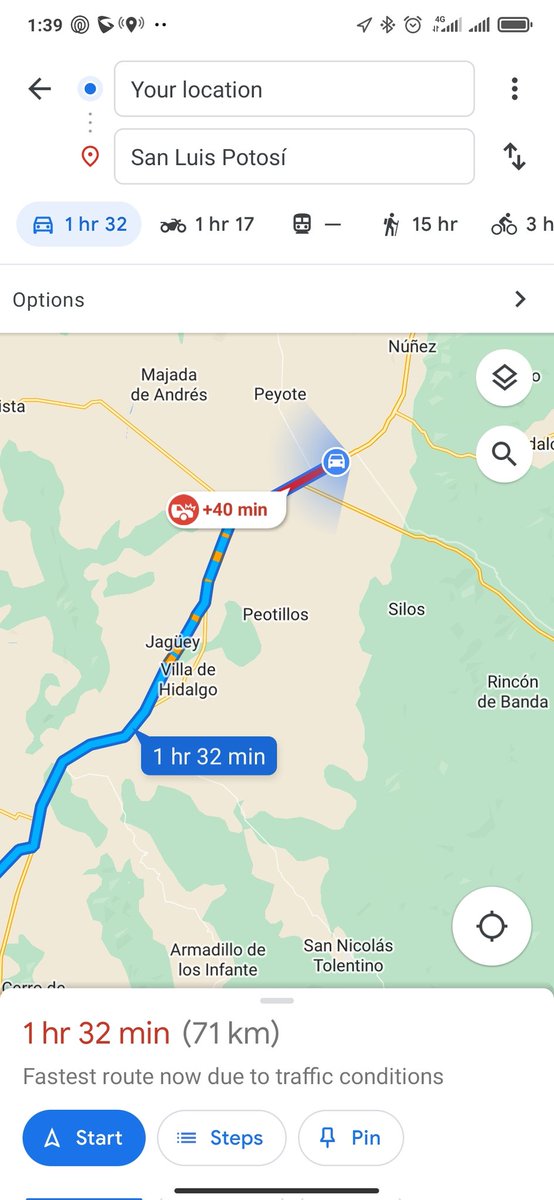 guillmar3's tweet photo. Tráfico detenido #carretera57 Matehuala a San Luis, km 70 aproximadamente. @GN_Carreteras. @CAPUFE, https://t.co/JvvBPJGNFv