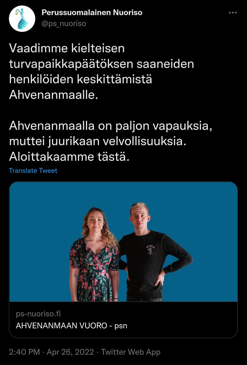 kasvismafioso's tweet photo. Persujugendilla kovin tutunkuuloinen "ratkaisu" taas pinnalla olevaan puheenaiheeseen.
#psnuoriso #psnuoret #perussuomalaiset #tphakijat #ahvenanmaa #lupaelää https://t.co/eoD6NmbCDf