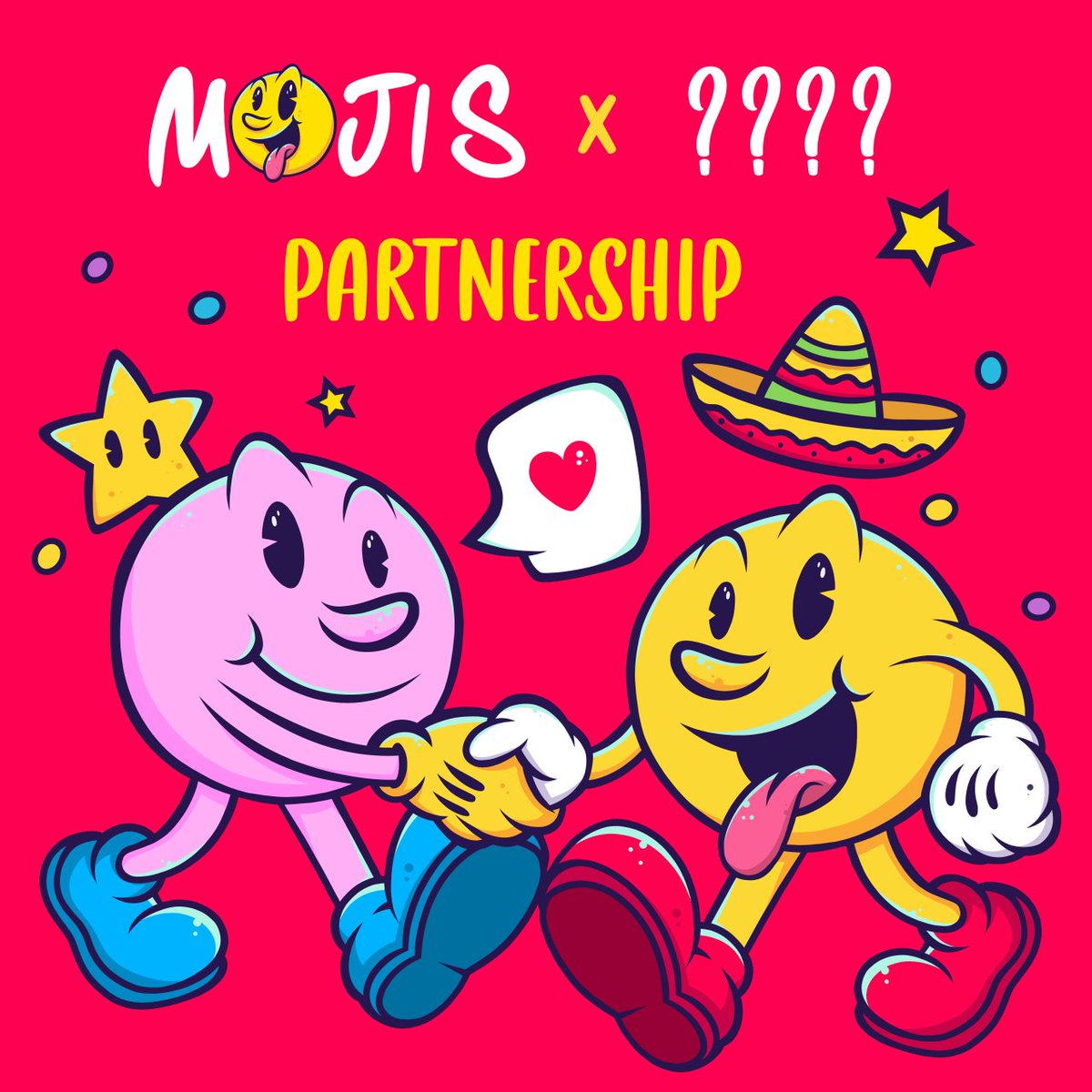 Are you looking to partner/collab with MOJIS? 👀🎉🎊 
•
We are looking to add a few more partners to our growing family. If you or your #NFT would like to join the MOJIS community, send us a message or DM ❤️🔥🚀 
• 
#NFTCommunity #NFTartist #NFTS #NFTcollector