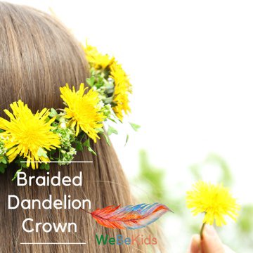 1/2 With Dandelion season coming twice a year, we love that you get to make #dandelion #crowns twice too! It's a #wonderfulWednesday to get #outdoors to collect dandelions to make these #braids fit for kings, queens & #naturespirits! @Muddyfaces @earlyed_uk @EYTagteam @LeedsAHWN