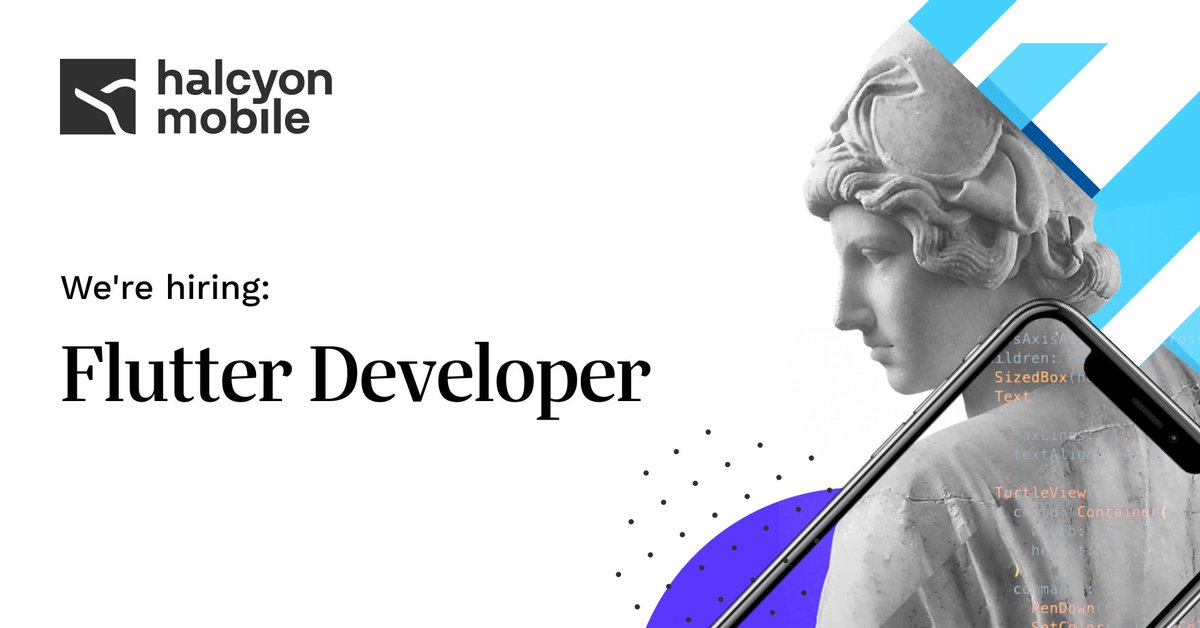 halcyonmobile's tweet photo. Let us flatter you with a #Flutter job opportunity you might just need in your life. 🧑‍💻✨
Apply here: https://t.co/4xSSlwsZ0E
.
#job #ApplyNow #halcyonmobile https://t.co/zNP80nwsuZ