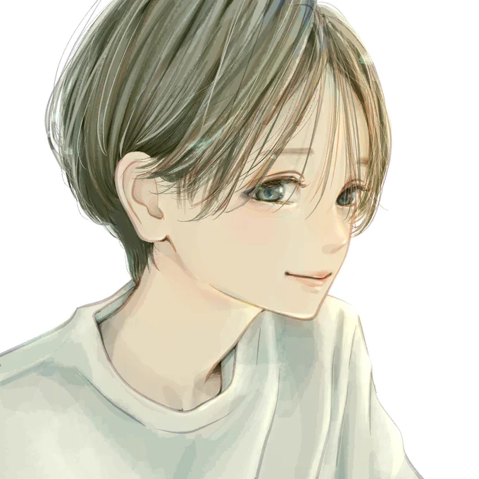 過去絵で顔が気に入っている女の子4枚🌷 