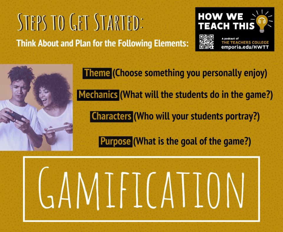 HWTT_ESU's tweet photo. Listen to the latest podcast about engaging students with gamification on https://t.co/oiUv8E62JD https://t.co/SdPJA2d5A0