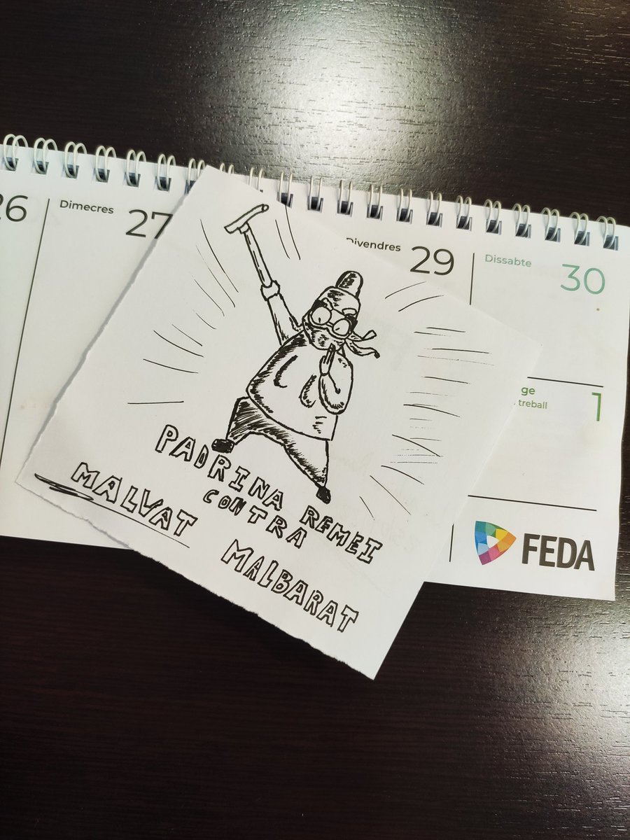 FEDA_Andorra's tweet photo. 👀 La padrina Remei 👀
Un company de #FEDA ens fa arribar aquest dibuix de la padrina encarregada de vetllar per l'estalvi energètic.
Gràcies Oriol! 💜
🎬 @xelmy
@GovernAndorra

#FEDA #energia #novacampanya #consellsestalvi #estalvienergètic
#andorra #higuanyemtots https://t.co/It9mzUKqNb
