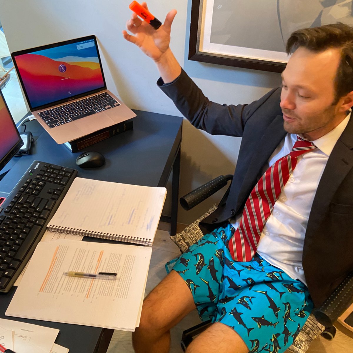 RockAtoll's tweet photo. Let’s be honest, bro - the best thing about working from home is being able to #lounge around in your #undies all day. 

Those video work calls can't hamper your style - maximize your work lounge time with fun, colorful and bold boxer shorts today! https://t.co/nSAF1VMCSM