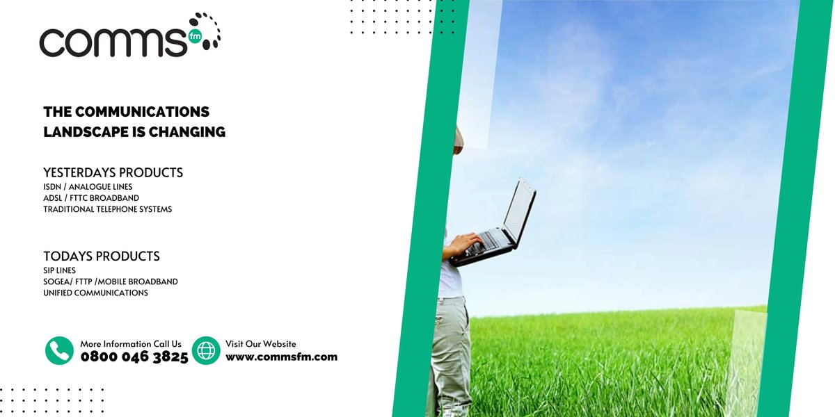 Are you ready for the digital transformation?

Today, broadband is supported by the underlying PSTN, requiring copper lines for both ADSL and FTTC products. In 2025, the PSTN will be switched off and connectivity will become the underlying solution for all voice products.