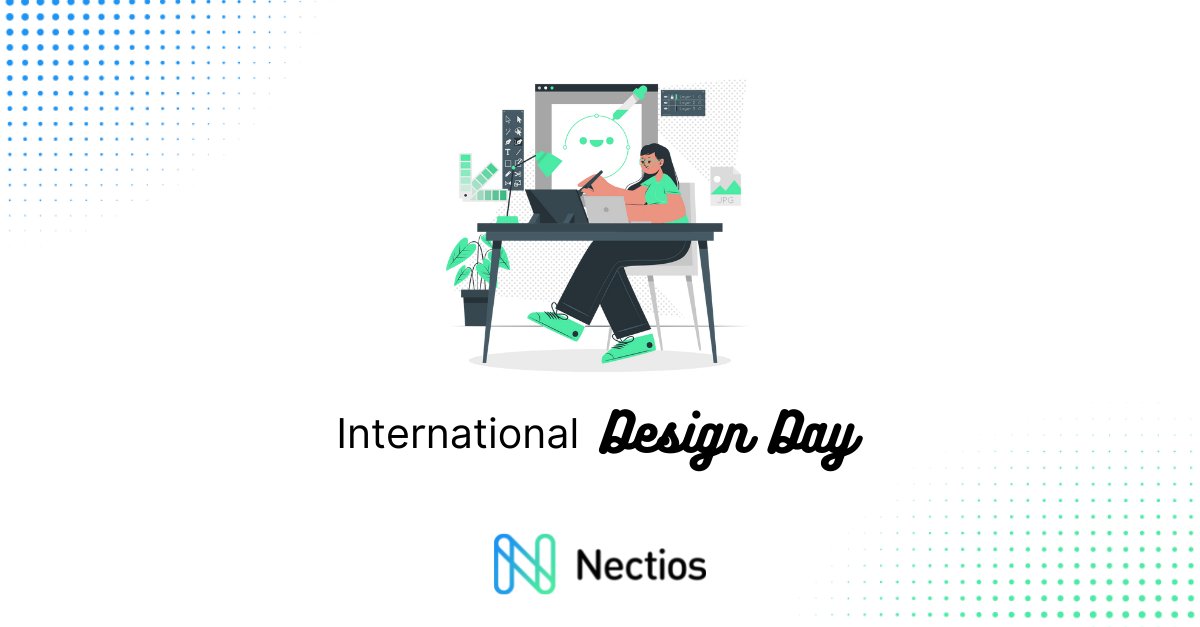 joinNectios's tweet photo. “El diseño no es sólo cómo se ve y se siente. El diseño es cómo funciona” (Steve Jobs).
Os deseamos a todos un feliz Día Internacional del Diseño. ¡Sigamos diseñando!
#diainternacionaldeldiseño #nectios #comunidadvirtual #eventos #management https://t.co/Ca1MUAB6v8