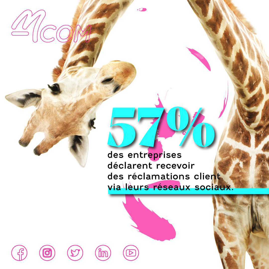 MCOM__'s tweet photo. 57% des entreprises déclarent aujourd’hui recevoir des réclamations clients directement via les réseaux sociaux.
Pour aller plus loin sur le sujet 👉 : https://t.co/8ThDvFB49u
#relationclient #reseauxsociaux #ereputation #reclamationclient #suiviclient #sav https://t.co/XxScnyMbkm