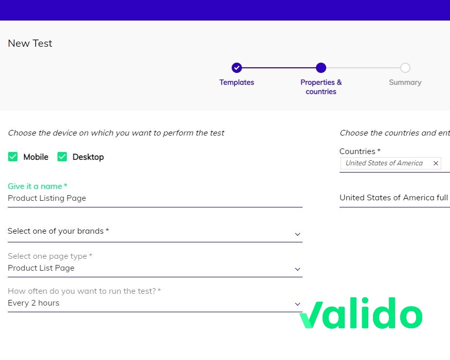 ValidoOrienteed's tweet photo. More new stuff on the way!
We've enhanced our wizard features to make the test creation experience even easier and smoother than before.
Here's a sneak peek - stay tuned as we bring you more updates ððâ
#newrelease #newwizard #features #ui #visualtesting #ecommerce #valido https://t.co/hmgVymBvxh