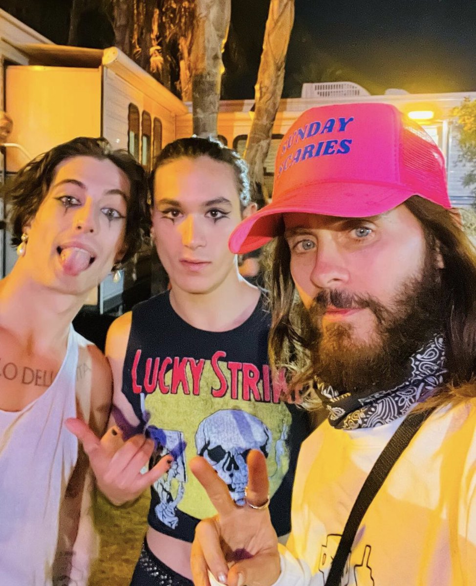 #maneskin &amp; #jaredleto ✌🏼