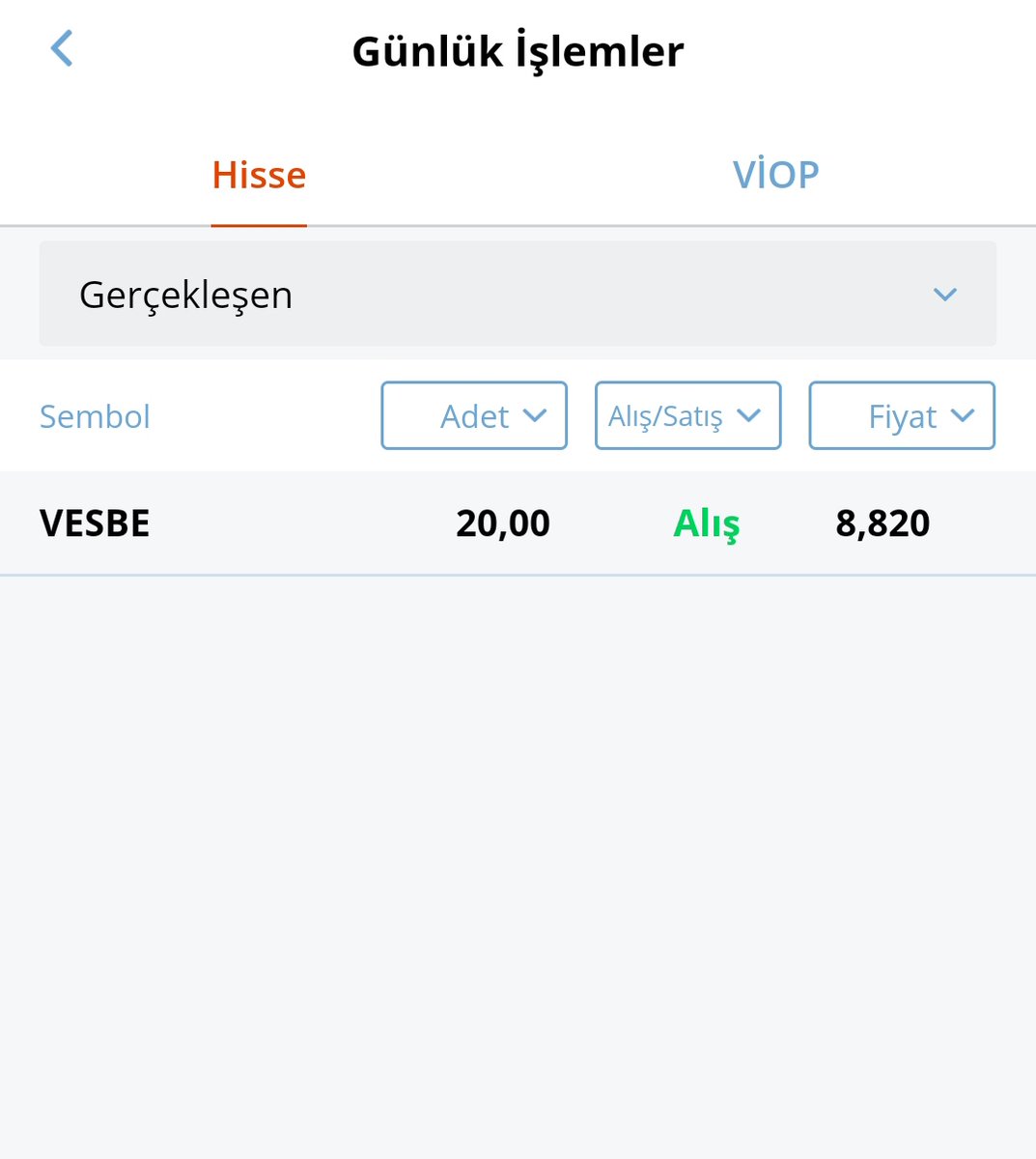 #sigaradan #temettuye uzanan yolda 17. Hafta alımlarımızı gerçekleştirdik. #vesbe 20 adet alındı #bist #bist100