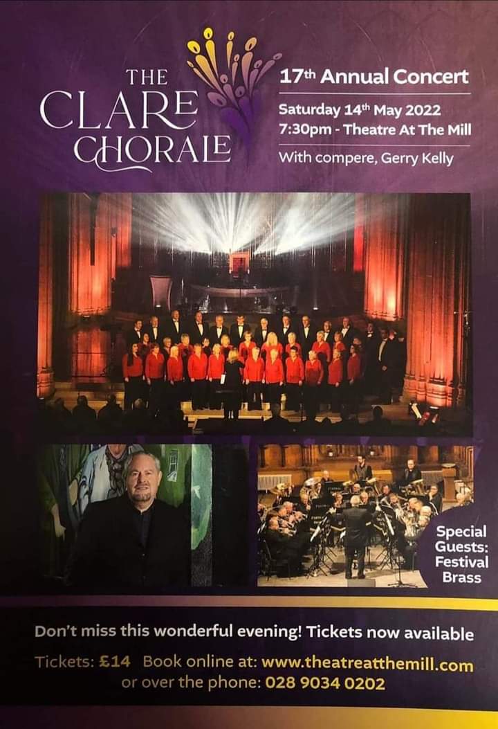 Do you like musical theatre or brass band music or quality entertainment? Then get booking as they're all in this super concert! #nottobemissed <a href="/BelfastLive/">Belfast Live</a> <a href="/BelTel/">Belfast Telegraph</a> @qnewsdesk <a href="/IrishNew/">Irish News</a> <a href="/News_Letter/">Belfast News Letter</a> <a href="/nabbeytimes/">Newtownabbey Times</a> @theclarechorale <a href="/TheatreAtMill/">Theatre at The Mill</a> #musicmatters